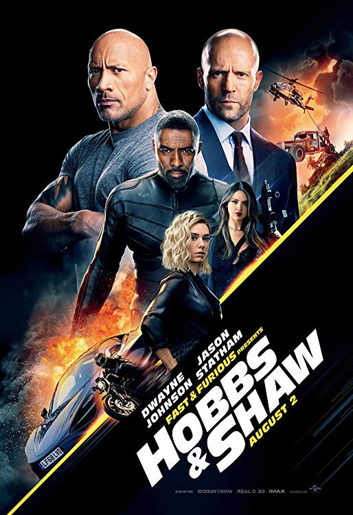 Fast & Furious Presents: Hobbs And Shaw (2019)[720p HDRip - HQ Line Auds - [Hindi + Tamil + Telugu + Eng] - x264 - 1.1GB - ESubs] - MovCr